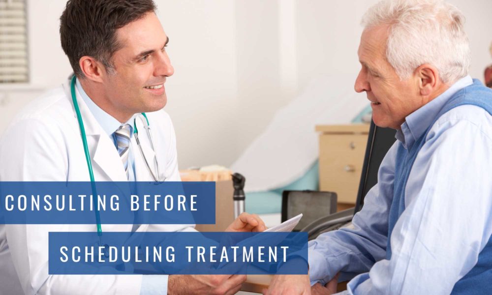 Consulting before scheduling treatment Lambton Family Dental