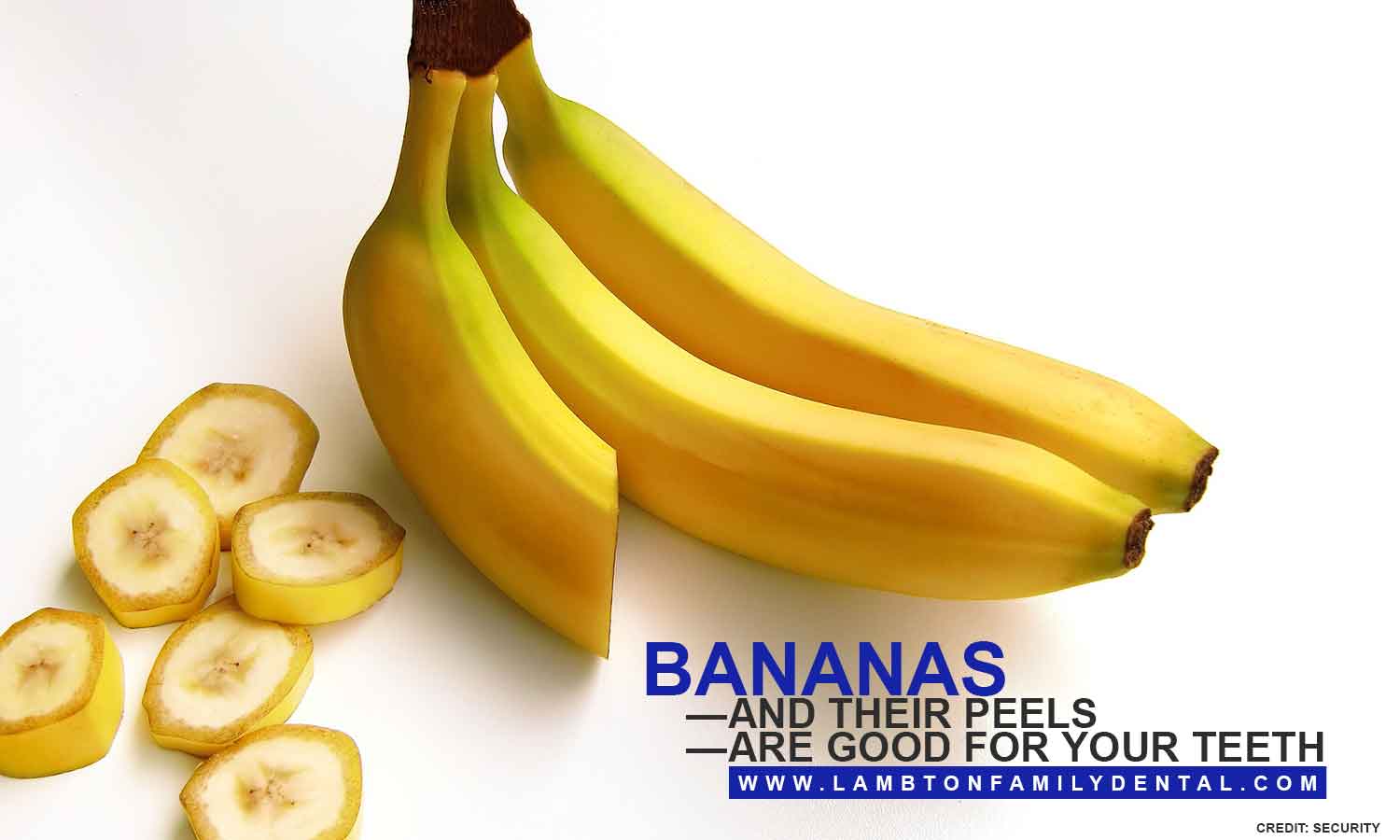 Bananas—and their peels—are good for your teeth