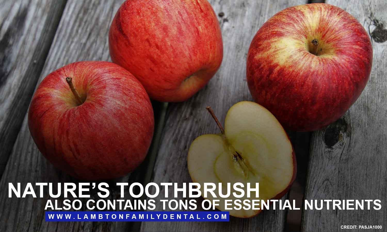 Nature’s toothbrush also contains tons of essential nutrients