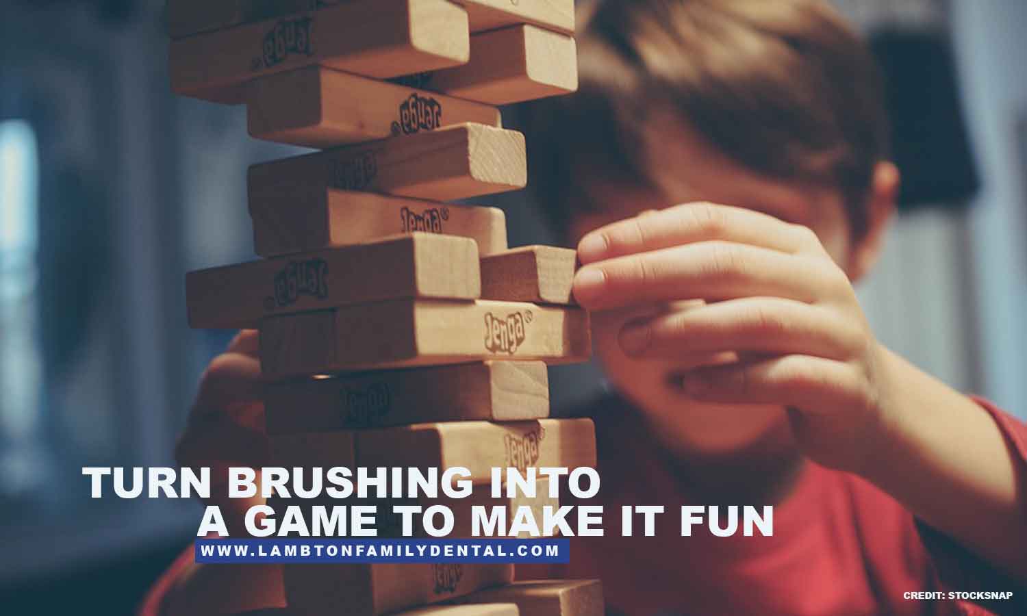 Turn brushing into a game to make it fun