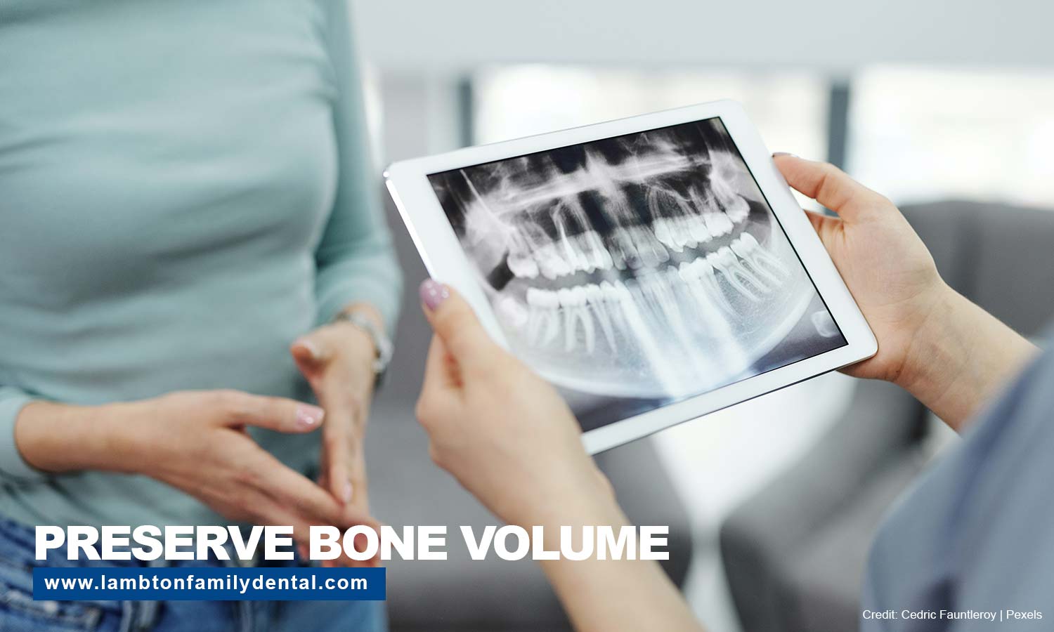 Preserve bone volume