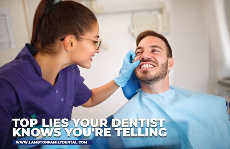 Top Lies Your Dentist Knows You're Telling