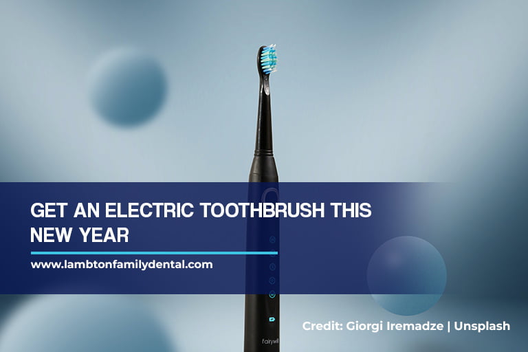 Get an electric toothbrush this New Year